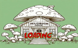 Mushroom House Coloring Game Screenshot 0