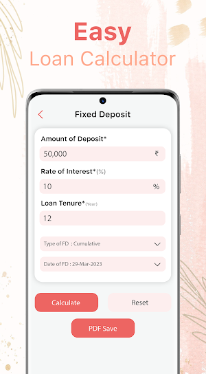 Easy EMI Loan Calculator Screenshot 2