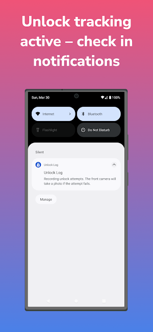 Unlock Log Screenshot 3