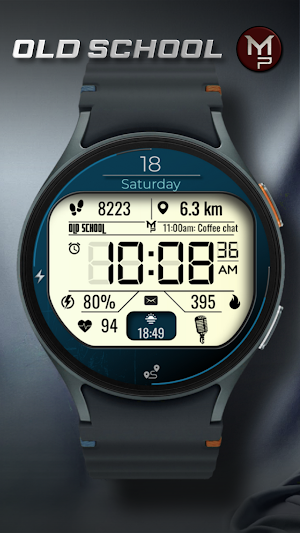 OLD SCHOOL - Watch face Screenshot 0