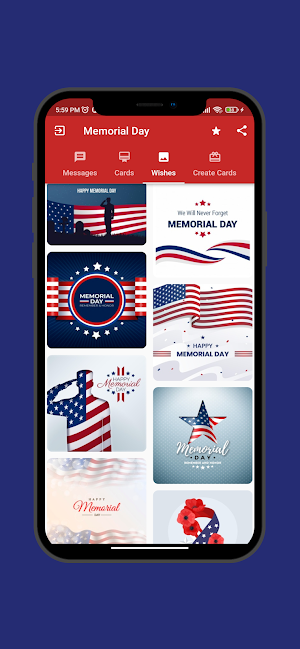 Memorial Day Wishes Screenshot 1