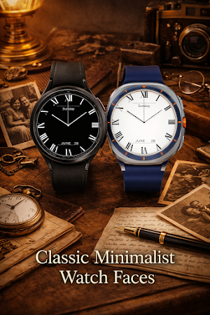 Classic Minimalist Watch Face Screenshot 1