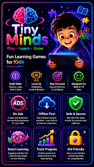 Tiny Minds: Kid Learning Games Screenshot 0