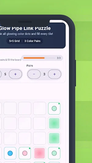 Glow Pipe Link Puzzle Screenshot 1