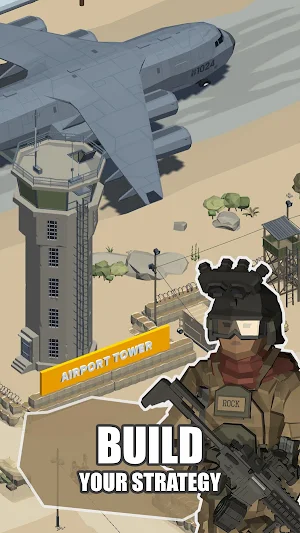 Idle Warzone 3d: Military Game - Army Tycoon Screenshot 2