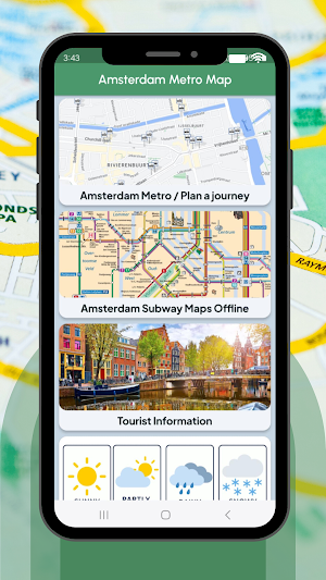 Amsterdam Metro Map 2025 Screenshot 0