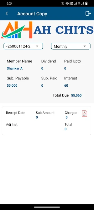 Ah Chits Member Module Screenshot 3