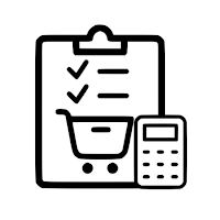 買い物リスト - 合計金額がわかる - 計算機能つき