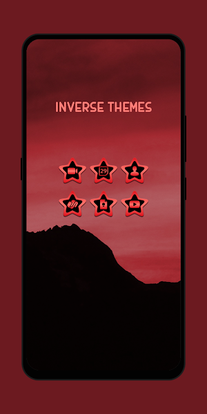 Red Starlight Icon Pack Screenshot 1