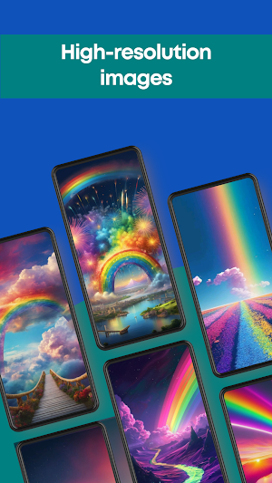 Rainbow Aesthetic Wallpaper 4K Screenshot 1