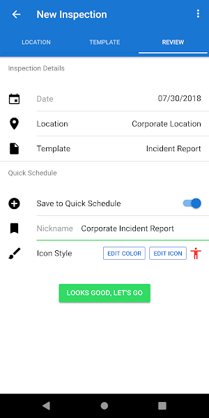 Mobile Inspection Screenshot 3