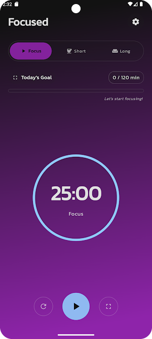Focused - Pomodoro Timer Screenshot 2