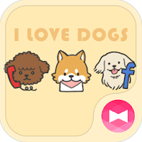 Cute Wallpaper I Love DOGS Theme