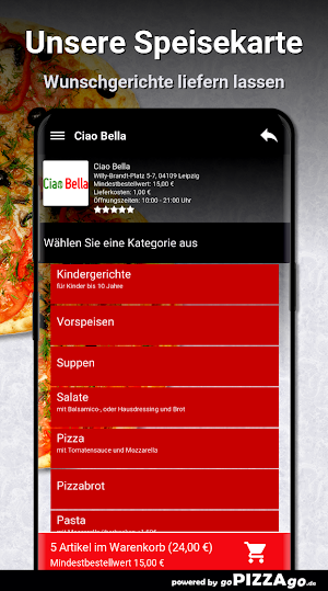 Ciao Bella Leipzig Screenshot 3