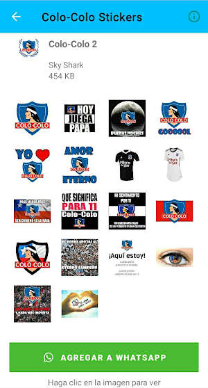 Colo-Colo Stickers Screenshot 1