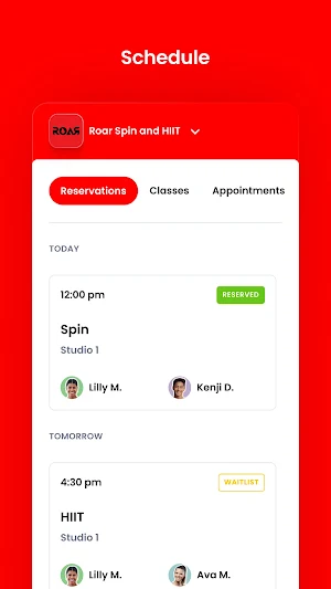 Roar Spin and HIIT Screenshot 2