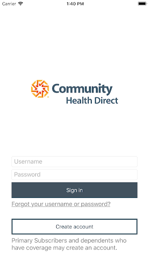 Community Health Direct Screenshot 0