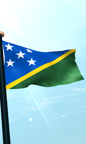 Solomon Islands Flag 3D Screenshot 3