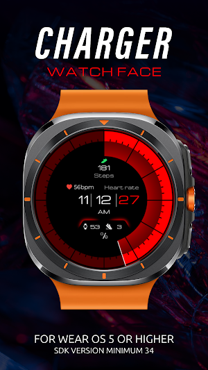 Charger Watch Face Screenshot 0