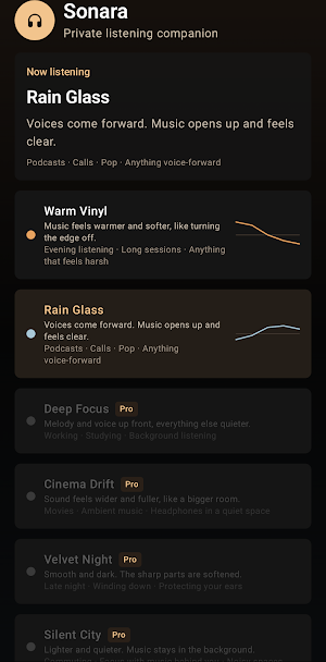 Sonara Audio Screenshot 3