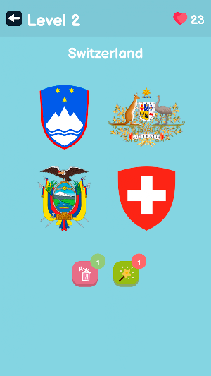 Countries and capitals: flags Screenshot 2