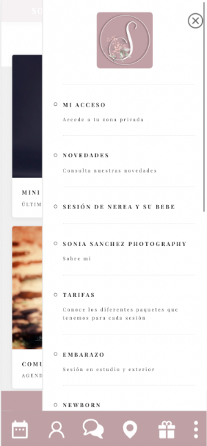 Sonia Sánchez Photography Screenshot 1