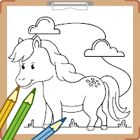 Little Ponny Coloring Book