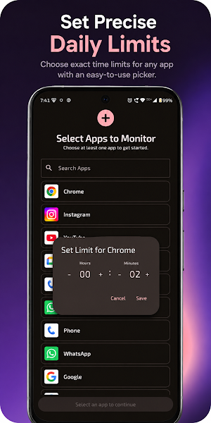 App Limit Monitor–Screen Time Screenshot 1