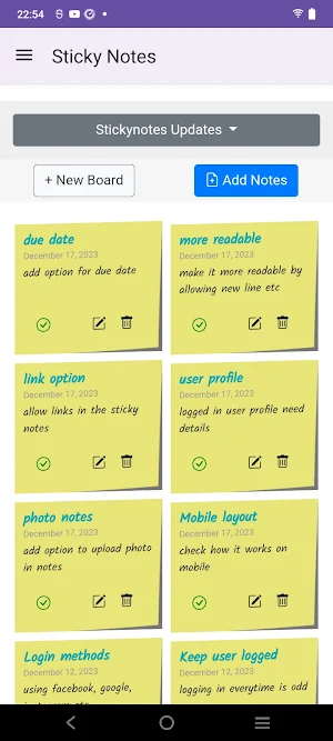 Sticky Notes Screenshot 2