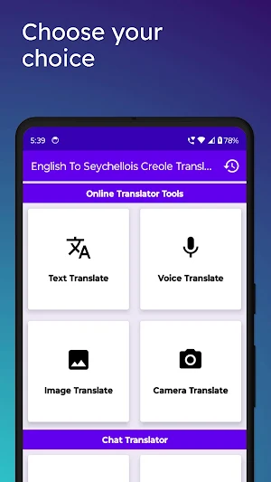English Seychellois Creole Tra Screenshot 1