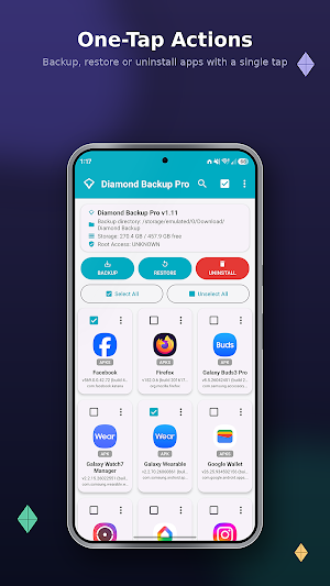 Diamond Backup [ROOT] Screenshot 1