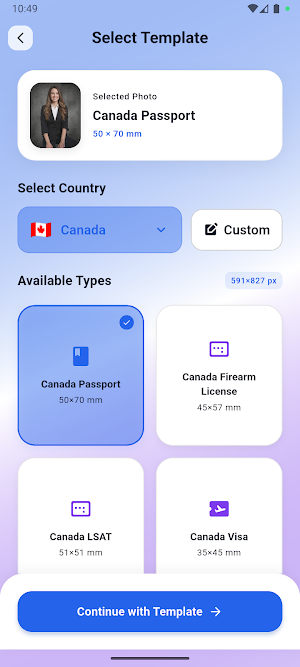 ID Photo Pro: Passport & Visa Screenshot 1