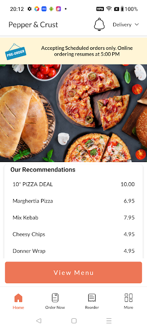 Pepper & Crust Screenshot 1