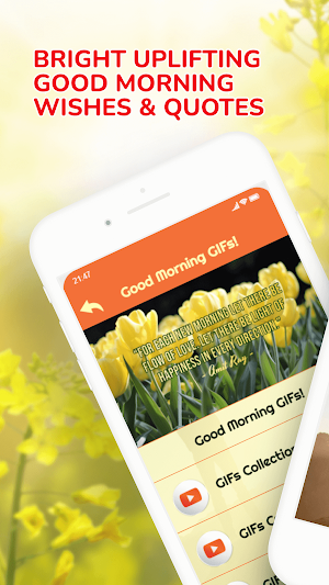 Good Morning Quotes Cards GIFs Screenshot 0