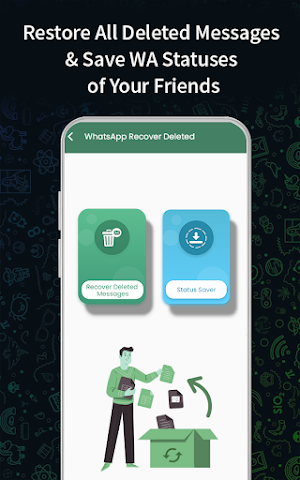Recover Deleted Messages All - Save Status Screenshot 0