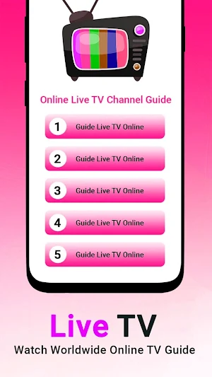 Live TV Guide Screenshot 1