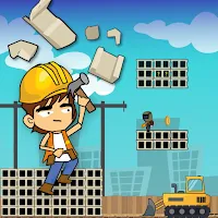 Construction Johnny Run & Jump