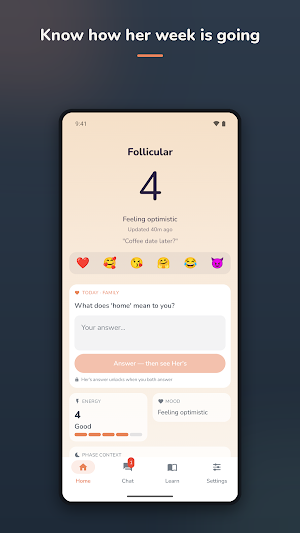 PinkyBond: Her Period Tracker Screenshot 0