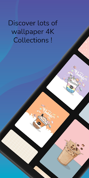 Aesthetic Tea Boba Wallpaper 4K Screenshot 0