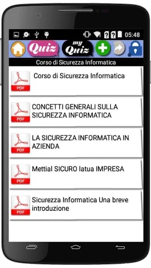 Corso di Sicurezza Informatica Screenshot 0
