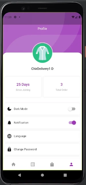 Deliveryman App Screenshot 3