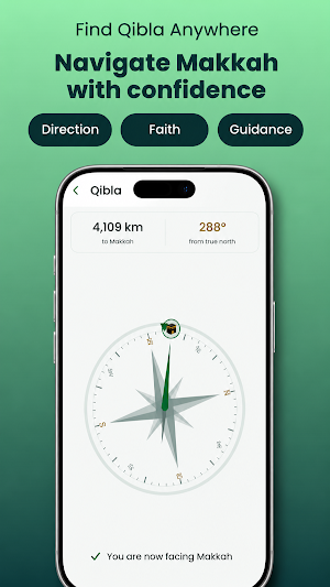 Dua: Prayer Times Qibla Screenshot 3