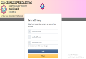 Exam MTsN 2 Purbalingga Screenshot 2