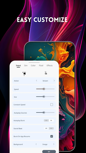 Magic Fluid: Magic Wallpaper Screenshot 1