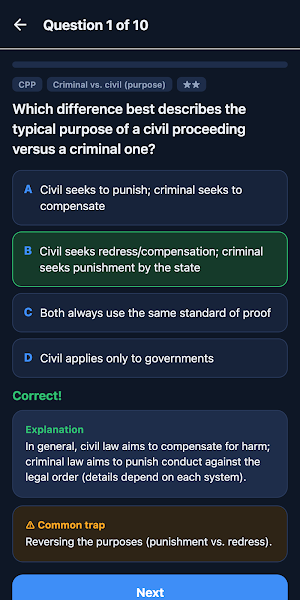 Security Pro: CPP & PSP Prep Screenshot 2