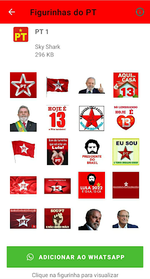 Figurinhas do PT | LULA Screenshot 0