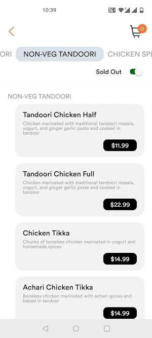 Indian Curry Express & Bar Screenshot 2