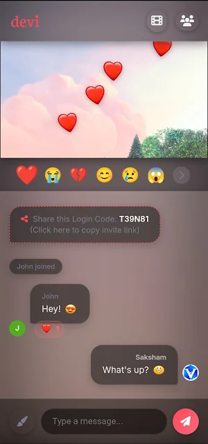 Devi : Streaming Together! Screenshot 1