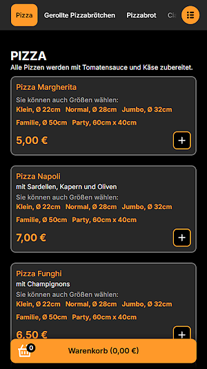 Peppe's Pizza Herzebrock Screenshot 3