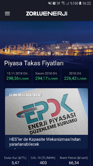 Zorlu Enerji Screenshot 1